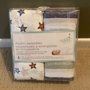 Aden+ Anais Muslin Swaddles, in original packaging. Never opened.